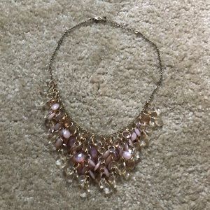 Excellent Cond Lavender & Gold Forever21 Necklace